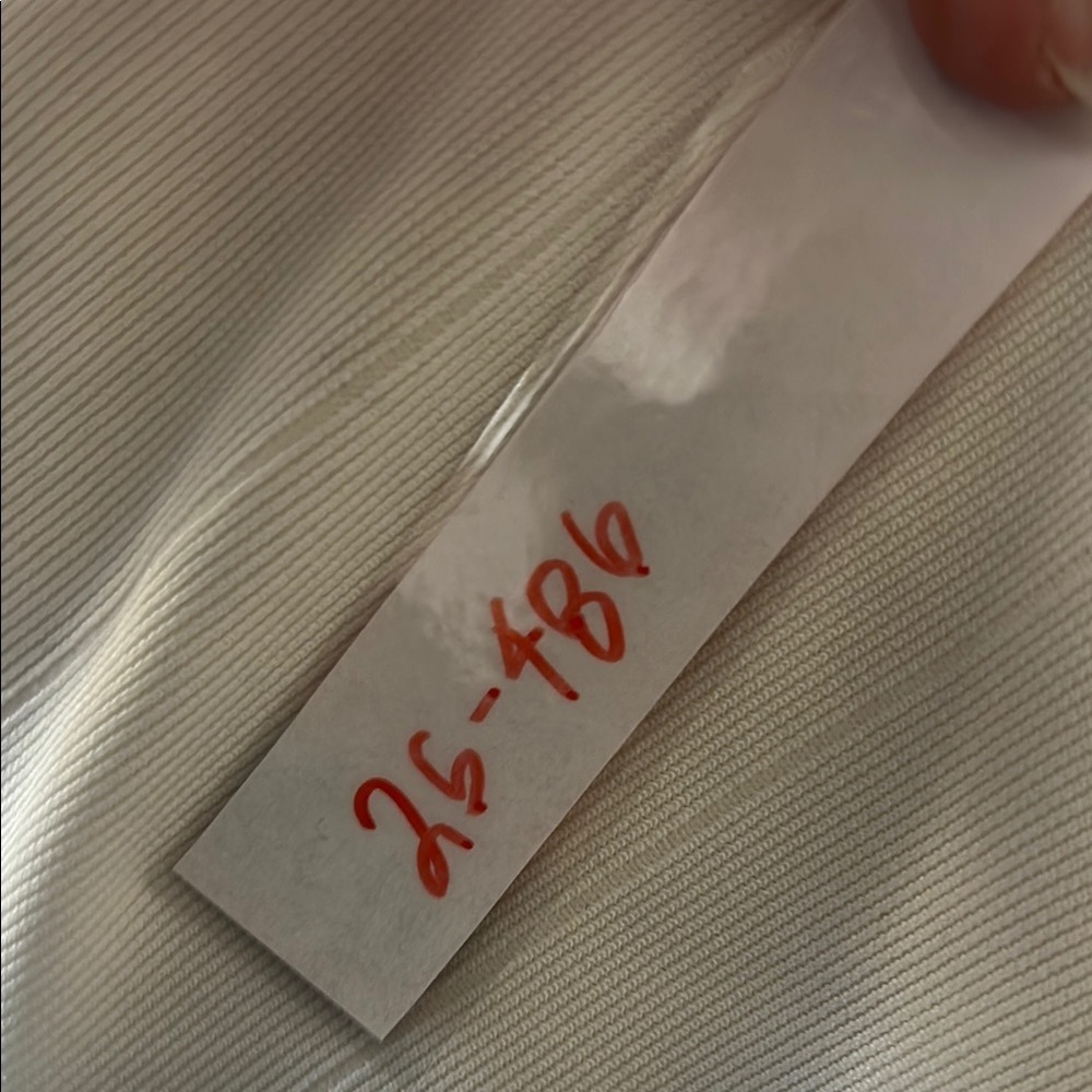 Bar III Bell Sleeve Blouse in White and Black - Picture 5 of 5